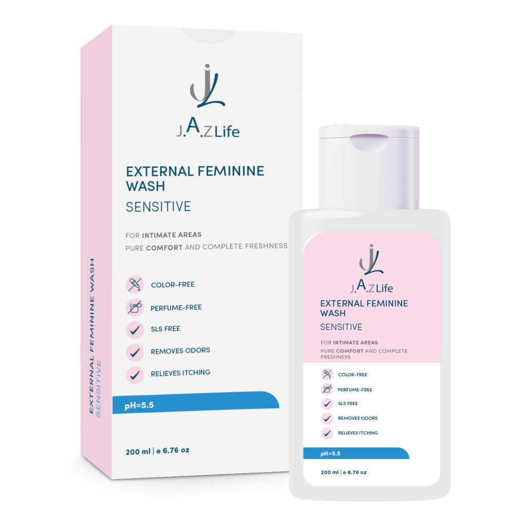 غسول نسائي خارجي حساس