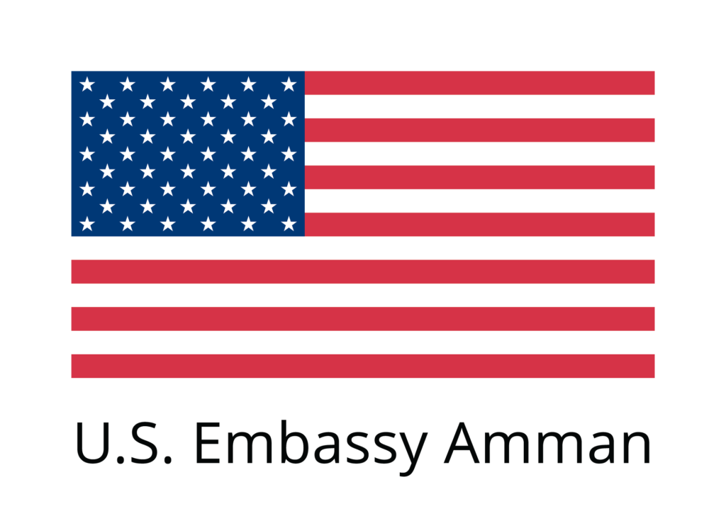 USA Amman Flag Logo USA Amman Flag Logo